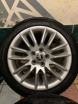 Alu kola Škoda R17 5X112 LETNÍ PNEU 225/45 R17 CEPEUS - 5
