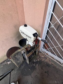 Lodni motor Johnson 4hp 2t 2 valec, kratka noha. - 5