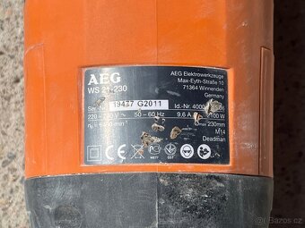 Úhlová bruska AEG set s kufrem 230mm + 115mm - 5