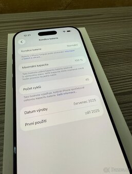 Apple iPhone Air 256GB černý, pouze vyzkoušený, záruka - 5