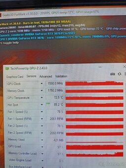 Grafická karta RTX 3070 8GB Zotac Twin Edge OC White - 5