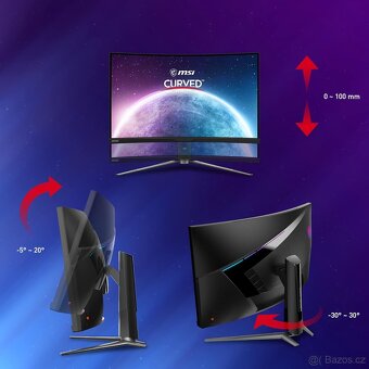Špičkový 165HZ herní LCD monitor 32 MSI MP - 5