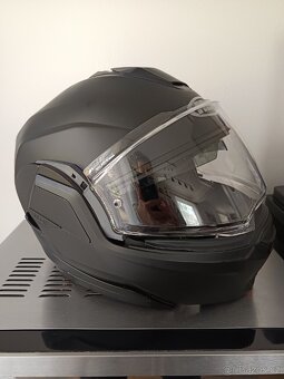 HJC přilba i100 Solid semi flat titanium - 5