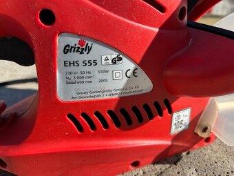 elektr. nůžky/křovinořez Grizzly EHS 555-top stav - 5