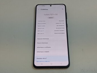 Samsung Galaxy S21+ 5G 8/256gb black. Záruka 6 měsíců. - 5
