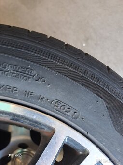 Originální litá sada kol VW 5x112 205/55 R16 HANKOOK DOT5021 - 5