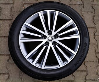 Alu kola originál Škoda Kodiaq 5x112 R19 Sirius - 5