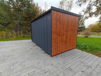 Finská venkovní sauna-Saunový domek s odpočívárnou - 5