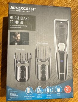 Prodám zastřihovač vlasů a vousů SILVERCREST - 5