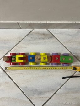 Dřevěný vláček Woody. - 5