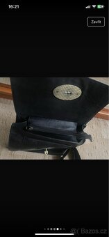 Černá kabelka přes rameno - 5