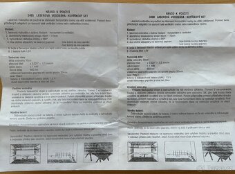 Laserová vodováha se stativem - 5