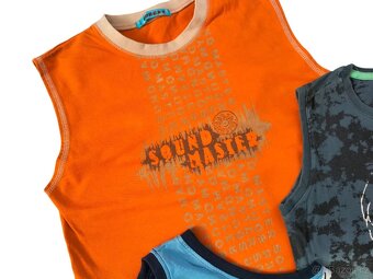 5 chlapeckých tílek vel.146/152 - 5