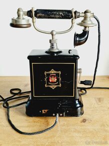 Starožitný telefon JYDSK, Dánsko, 1910, Telefon Aktieselskab - 5