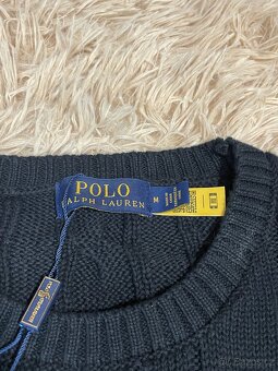 Ralph Lauren cable knit svetr M - 5