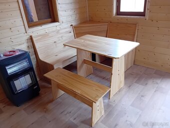 KUCHYŇSKÁ ROHOVÁ SEDACÍ SESTAVA ( ÚPLNĚ NOVÁ ) - 5