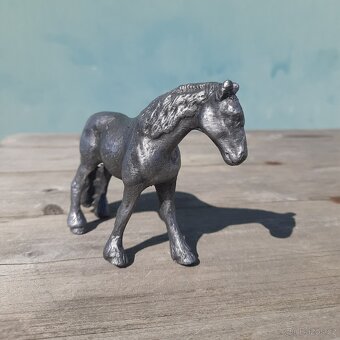 Cínová figurka, těžítko - chladnokrevník - 5