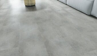 Nejodolnější vinylová SPC klik podlaha imitace betonu - 5
