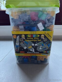 Tři velké stavebnice Morphun – komplet, různé velikosti (cca - 5