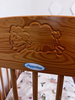 Dětská postel - masivní borovice - Puppolina - bez matrace - 5