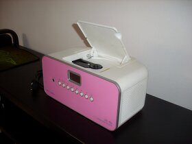 Radiopřijímač s CD Muse - Růžové - 5