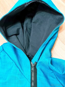 Dívčí softshellový kabát Drexiss Petrol antracit 152-158 - 5