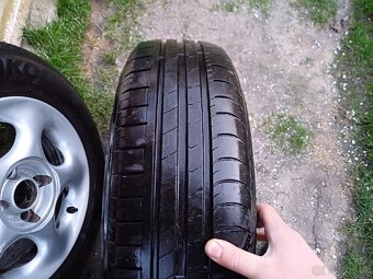 Alu kola 4x100 r14 letní pneumatiky - 5