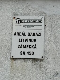 Zděná garáž v Litvínově – ulice U Zámeckého parku - 5