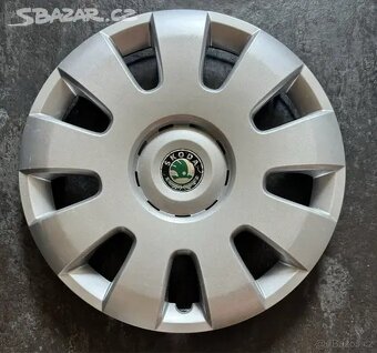 Originální poklice Škoda 15" 4 kusy - 5