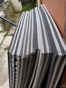 TATAMI - podložky žíněnky šedé, nové - 5