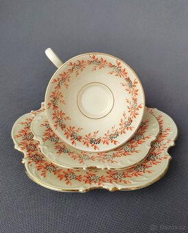 Úžasná čajová sada August Schweig Weisswasser (1932-1939) - 5