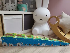 Skládací kostky pyramida - divoká zvířata a čísla, Scratch E - 5