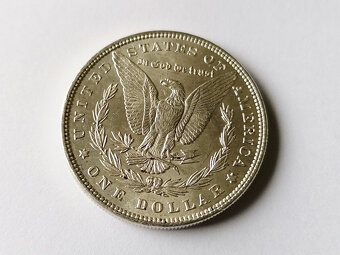 Stříbro 1 Morgan Dolar 1884 Spojené státy americké USA Ag - 5