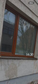 Prodam 2x velke plastove okna hnede bile - 5