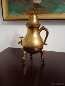 Čajník měděný starožitný - 5