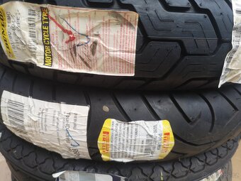 Pneu na motocykly, nové - staré dot. 400,- až 1500, - - 5