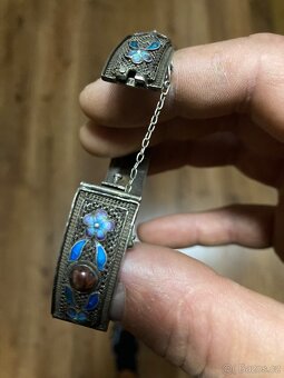 Naramek stribrny cinsky - 5