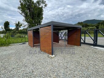 Carport 4x6, garážová stání, přístřešek pro auto - 5