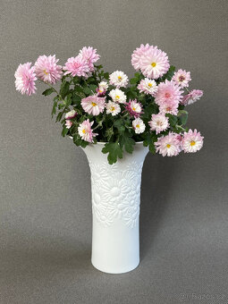 Rosenthal Biskvitová Op Art váza 20.5 cm, R. Nairac - 5