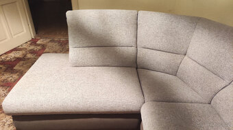 Sedací rozkládací souprava s úložným prostorem + křeslo - 5