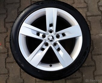 Alu kola originál Seat Leon, Škoda Octavia III 5x112 R17 - 5