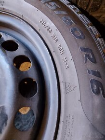Plechové disky 6,5x16 5x112 et41 + zimní 215/60/16 Pirelli - 5