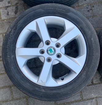 Alu kola Škoda 5x112, R16, letní, ET50 - 5