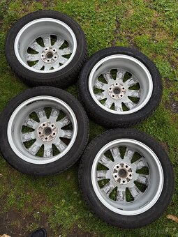 Alu disky 205 50 R17 5x112 celoroční pneu - 5