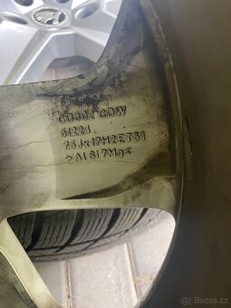 REZERVACE Originál 17" alu kola Škoda + zimní pneu - 5