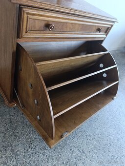 Rustikální botník, věšáky, předsíňový set, masív - 5