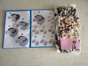 Stavebnice Kočky mourek, kompatibilní s LEGO - 5