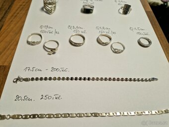 ⭐ Prodám stříbrné šperky 925/1000 – více kusů, různé druhy ⭐ - 5