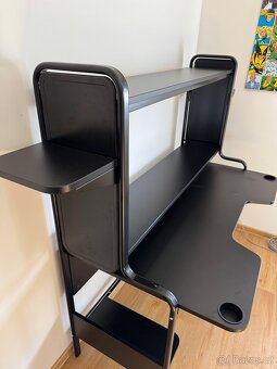 Herní stůl Fredde Ikea černý - 5