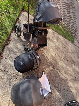 Trojkombinace Cybex Priam Rosegold s original doplňky - 5